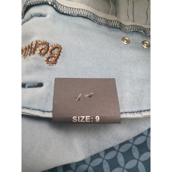 WAIST 30 SIZE 9 B JEANS DENIM LIGHT BLUE STRETCH  IN, 9-2 Z237, SKINNY JEANS - Picture 12 of 16